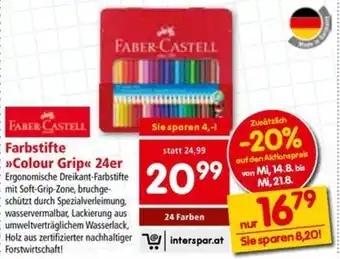 Interspar Farbstifte Colour Grip Angebot