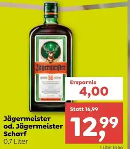 ADEG Jägermeister od. Jägermeister Scharf Angebot