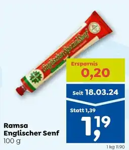 ADEG Ramsa Englischer Senf 100g Angebot