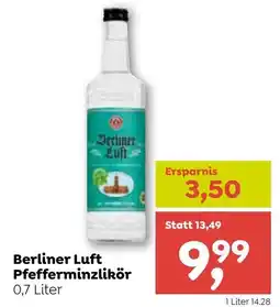ADEG Berliner Luft Pfefferminzlikör Angebot