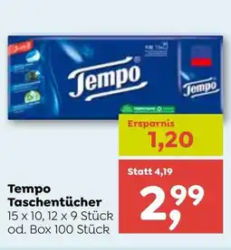 ADEG Tempo Taschentücher Angebot