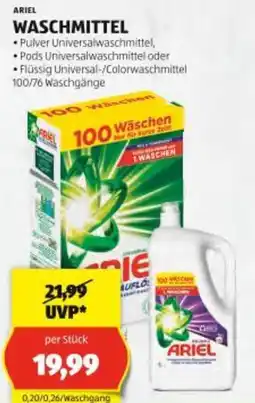 Hofer ARIEL WASCHMITTEL Angebot