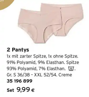 Tchibo Eduscho 2 Pantys Angebot