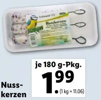 Lidl Nuss Kerzen 180g Angebot