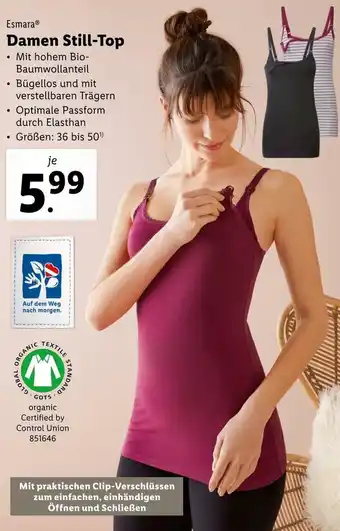 Lidl Damen Stil-Top Angebot