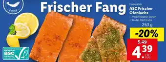 Lidl ASC Frischer Ofenlachs 250g Angebot