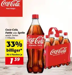 Nah&Frisch Coca-Cola, Fanta oder Sprite Angebot