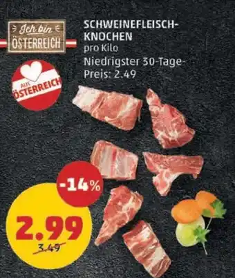 PENNY SCHWEINEFLEISCH- KNOCHEN Angebot