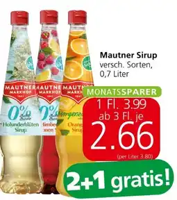 Spar Sirup Angebot