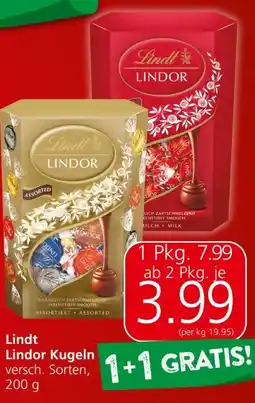 Spar Lindor Kugel Angebot
