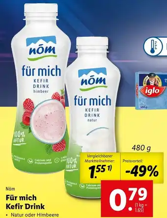 Lidl Für Mich Kefir Drink 480g Angebot
