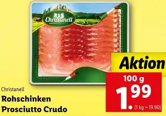 Lidl Rohschinken Prosciutto Crudo 100g Angebot