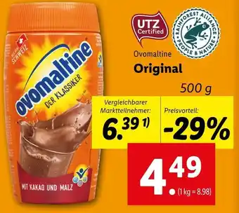 Lidl Ovomaltine Original 500g Angebot
