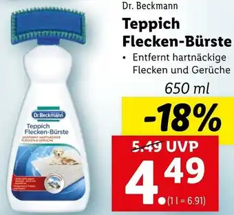 Lidl Dr. Beckmann Teppich Flecken-Bürste 650 ml Angebot