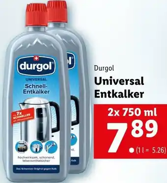 Lidl Universal Entkalker 2x750 ml Angebot