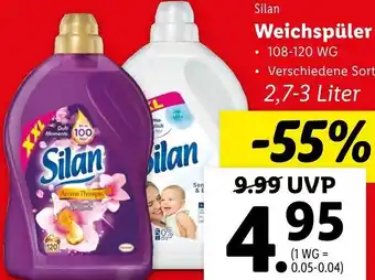 Lidl Weichspüler 2,7-3 Liter Angebot