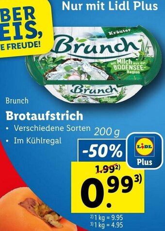 Lidl Brotaufstrich 200g Angebot