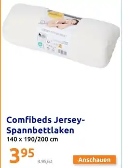 Action Comfibeds Jersey- Spannbettlaken Angebot