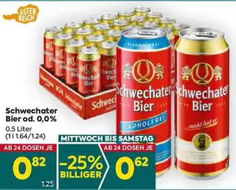 Billa Schwechater Bier od. 0.0% 0.5 Liter Angebot