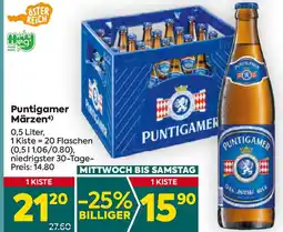 Billa Puntigamer Märzen 0.5L Angebot
