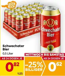 Billa Schwechater Bier 0.5L Angebot