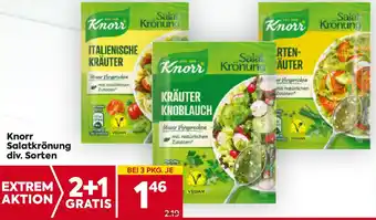 Billa Knorr Salatkrönung div. Sorten Angebot