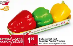 Billa Da komm' ich her! knackige Paprika Tricolore Angebot