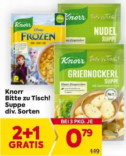 Billa Knorr Bitte zu Tisch! Suppe div. Sorten Angebot