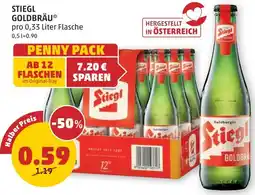 PENNY STIEGL GOLDBRÄU 0.33L Angebot