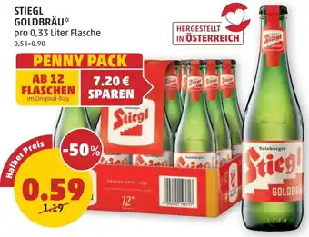 PENNY STIEGL GOLDBRÄU 0.33L Angebot