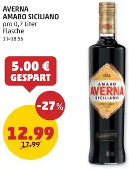 PENNY AVERNA AMARO SICILIANO pro 0,7 Liter Angebot