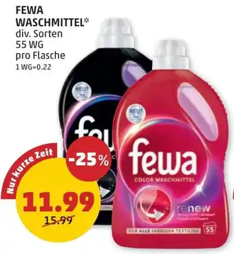 PENNY FEWA WASCHMITTEL Angebot