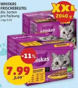 PENNY WHISKAS FRISCHEBEUTEL Angebot