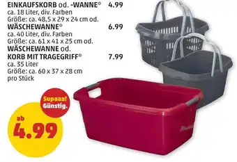 PENNY EINKAUFSKORB od. -WANNE Angebot