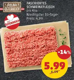PENNY FASCHIERTES SCHWEINEFLEISCH Angebot