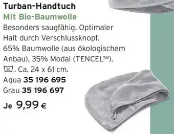 Tchibo Eduscho Turban-Handtuch Angebot