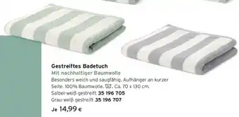 Tchibo Eduscho Gestreiftes Badetuch Angebot