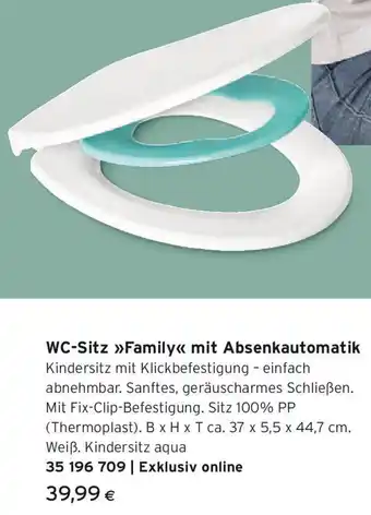 Tchibo Eduscho WC-Sitz Family mit Absenkautomatik Angebot