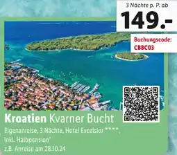 Lidl Reisen Kroatien Kvarner Bucht Angebot