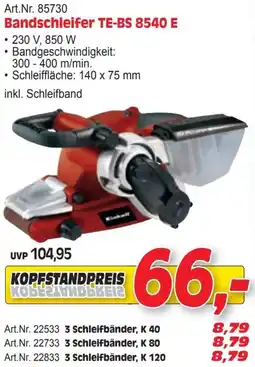 Zgonc Bandschleifer TE-BS 8540 E Angebot