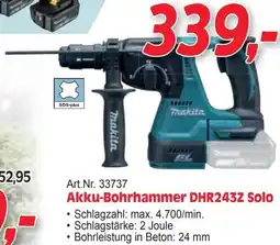 Zgonc Akku-Bohrhammer DHR243Z Solo Angebot
