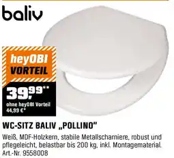 OBI WC-SITZ BALIV,,POLLINO Angebot