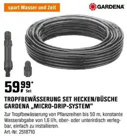OBI TROPFBEWÄSSERUNG SET HECKEN/BÜSCHE GARDENA,,MICRO-DRIP-SYSTEM Angebot