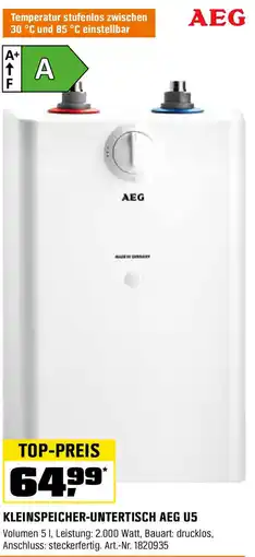 OBI KLEINSPEICHER-UNTERTISCH AEG U5 Angebot