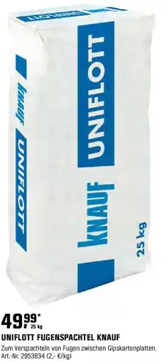 OBI UNIFLOTT FUGENSPACHTEL KNAUF Angebot