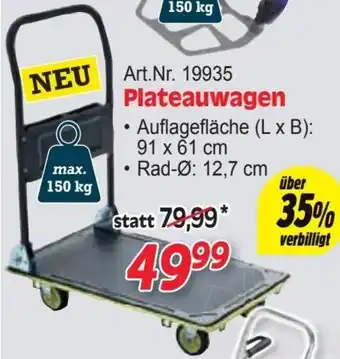 Zgonc Plateauwagen Angebot