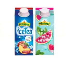 Sutterlüty Pfanner Eistee Pfirsich oder Wassermelone Sutterlüty 0.75 Liter 1 Packung Angebot