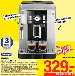 Maximarkt Espresso ECAM 21.117SB Angebot