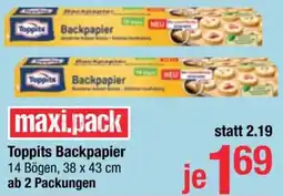 Maximarkt Toppies Backpapier 38 x 43cm Angebot
