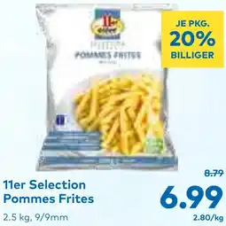 T&G 11er Selection Pommes Frites 2.5kg Angebot